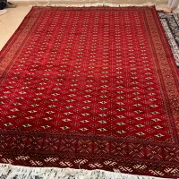 یک جفت فرش ترکمن ۶متری