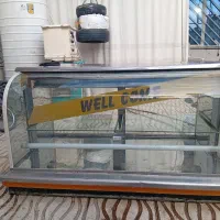 ویترین شیشه خم مغازه