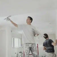 گچکاری لکه گیری و خورده کاری انجام میشود گچ کار