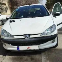 پژو 206 سفید خانگی ضد سرقت فقط 150هزار کارکرد