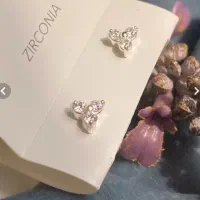 گوشواره میخی نقره انتیک