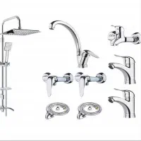 فروش شیرآلات کروم و طلایی