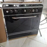 اجاق گاز طرح فر پنج شعله تمام لعابی فندکخور|اجاق گاز و لوازم برقی پخت‌وپز|اسلام‌شهر, شهرک قائمیه|دیوار