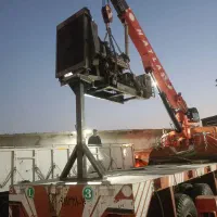 جرثقیل|خدمات حمل و نقل|صحنه, |دیوار