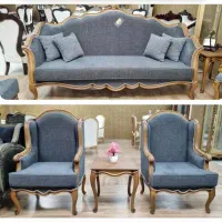 مبل فرانسوی ۷ نفره|مبلمان خانگی و میز عسلی|هشتگرد, مدرس|دیوار