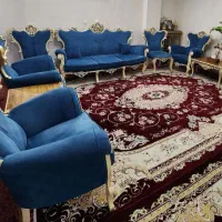 مبلمان ۹ نفره به همراه یک میز عسلی بزرگ و دو کوچک|مبلمان خانگی و میز عسلی|قدس, شهر‌قدس|دیوار