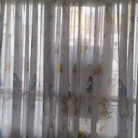 ۲ عدد پرده نو اتاق خواب ویلایی