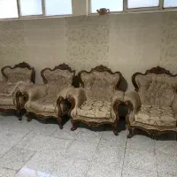 فروش یک دست مبل ۷ نفره با عسلی|مبلمان خانگی و میز عسلی|تهران, امجدیه (خاقانی)|دیوار