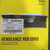 رم Corsair vengeance rgb 5600mhz cl36 dual ch