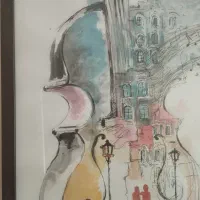 تابلو نقاشی آبرنگ