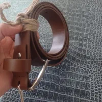 کمربند چرم گاوی دو رویه چرم طبیعی