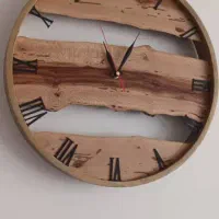 ساعت دیواری روستیک دست ساز