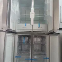 یخچال فریزر ساید ۴ درب پاکشوما سفید نقره ای|یخچال و فریزر|شیراز, سهلآباد|دیوار