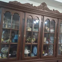 بوفه چوبی(ویترین و کمد)