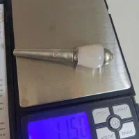 لب گیرقلیان نقره باسنگ‌ سندلوس وعقیق گردنی