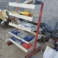 فروش قفسه سالم یک سال کار کرده و صندلی گردون