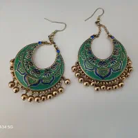 گوشواره ی مینا کاری