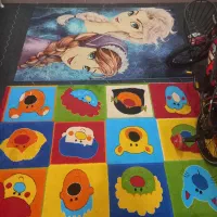 ۲ تا فرش کودک بسیار تمییز در حد نو