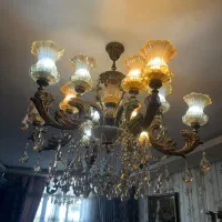 یک جفت لوستر ۱۲ شعله ۶ شاخه