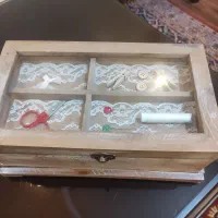 وسایل خیاطی و قیچی آلمانی و یراق جعبه خیاطی