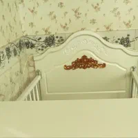 سرویس خواب کودک نوجوان سفید طلایی|تخت و سرویس خواب|چهاردانگه (تهران), |دیوار