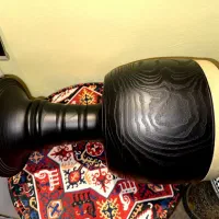 تمبک طاهری رگه برجسته دهانه ۲۷/۵ تنبک حرفه ای ضرب