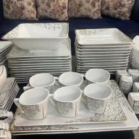 سرویس ۱۲نفره ی چینی مارک تقدیس|ظروف سرو و پذیرایی|اصفهان, شاه پسند|دیوار