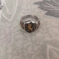 انگشتر مردانه مدل شیر و با پرتو خورشید