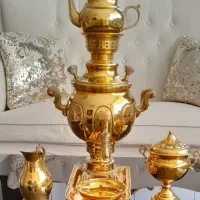 سماور با سرویس کامل