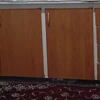 کابینت فلزی طرح چوب