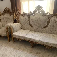 یک دست مبل ۷ نفره شیک و سالم|مبلمان خانگی و میز عسلی|قم, پردیسان|دیوار