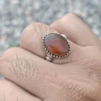 عقیق یمن رکاب نقره