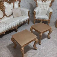 مبل کرم رنگ|مبلمان خانگی و میز عسلی|کوهدشت, |دیوار