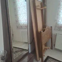 تخت تک نفره+ میز ارایش+کتابخانه+ کمد دودر|تخت و سرویس خواب|پرند, فاز ۵|دیوار