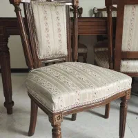 سرویس ناهارخوری ۸ نفره چوبی منبتکاری شده|میز و صندلی غذاخوری|پردیس, فاز ۸|دیوار