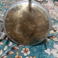 چراغ نفتی بکر و کلکسیونی لنگرنشان با جعبه|کلکسیون اشیاء عتیقه|اسلام‌شهر, شهرک مفیدی|دیوار