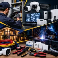 خدمات برق و سیستم امنیتی و...