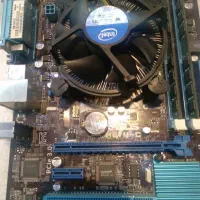 باندل کامل برد H61 ایسوس ،فن و cpu،رم(زیرقیمت)