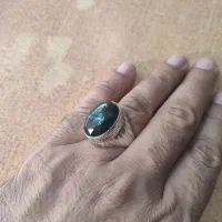 انگشتر دست‌ساز نقره