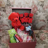 باکس والنتاین.  کادو والنتاین خرس والنتاین