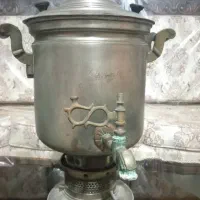 سماور عتیقه تزیینی دکوری برنجی اصل