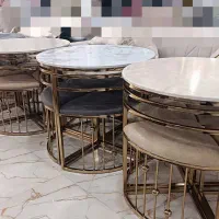 نهار خوری های چهار نفره کم جا فلزی