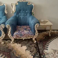 مبل ۷نفره با میز جلومبلی و عسلی|مبلمان خانگی و میز عسلی|باغستان, |دیوار