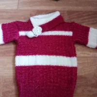 کلاه شال دخترانه وبلوز بافت|لباس|ارومیه, |دیوار