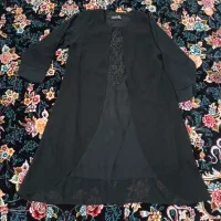 تونیک مشکی سایز ۴۲تا۴۴قیمت ۳۹۰