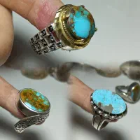 انگشترهای اقتصادی فیروزه مردانه