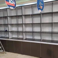 کتابخانه ،شلف ،قفسه چوبی ،دکورر|کتابخانه، شلف، قفسه‌های دیواری|قزوین, |دیوار