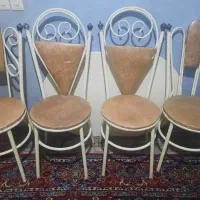 میز و صندلی غذاخوری فلزی