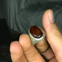 انگشتر عقیق یمنی کهنه/جواهر نگین کهنه