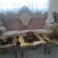 مبل سلطنتی|مبلمان خانگی و میز عسلی|پرند, فاز ۳|دیوار